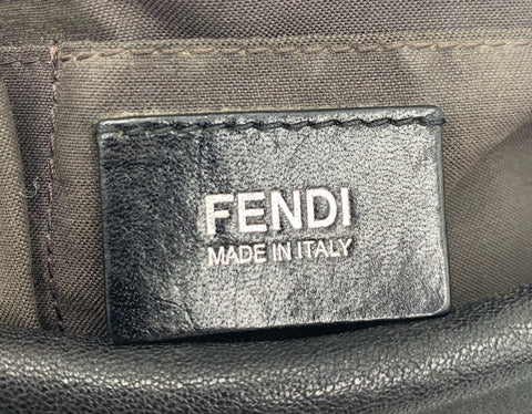 Fendi Black Zucca Shoulder Bag