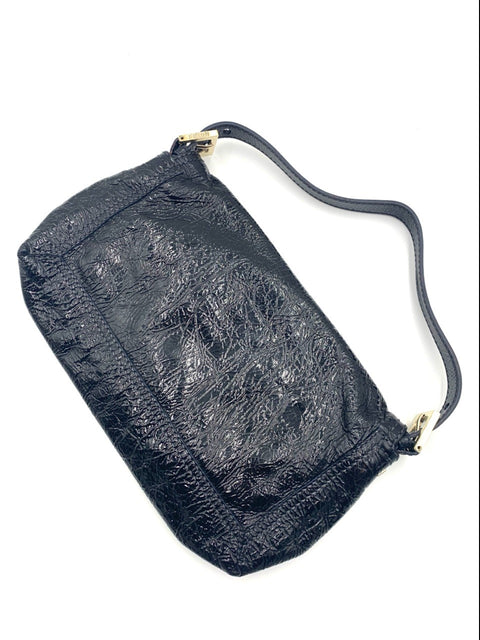 Fendi Baguette in Black Patent Leather