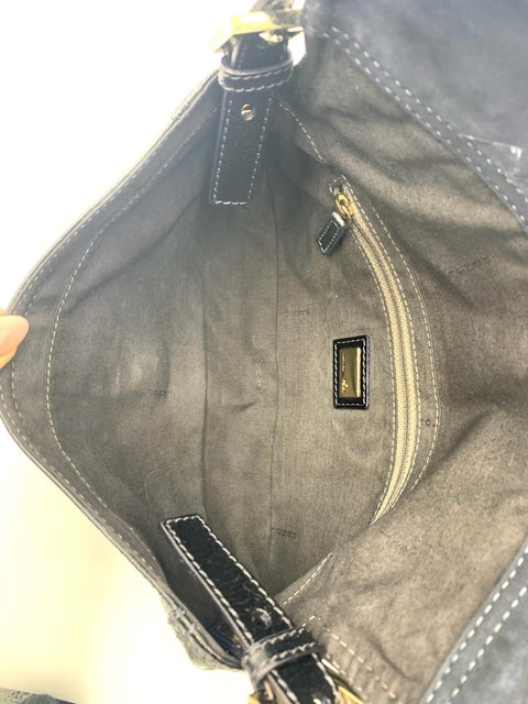 Fendi Baguette in Black Patent Leather