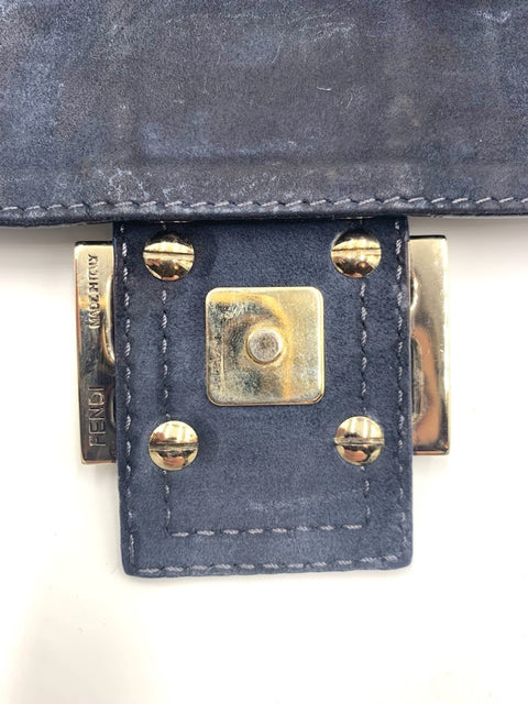 Fendi Baguette in Black Patent Leather