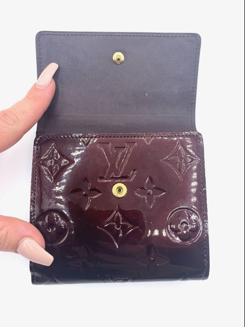 Louis Vuitton Elise Amarante Vernis Wallet