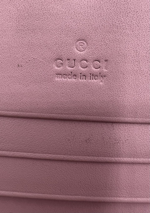 Gucci Strawberry Print Card Case Wallet