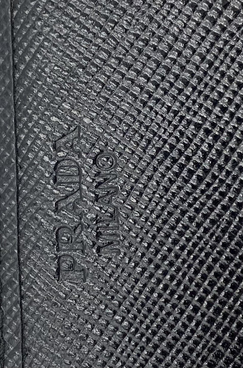 Prada Wallet in Black Saffiano Leather