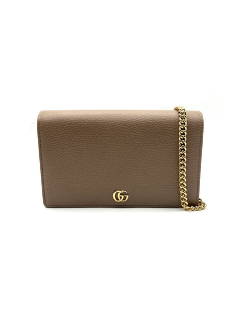 Gucci GG Marmont Leather Mini Chain Bag