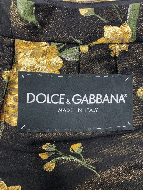 Dolce & Gabbana Floral Jacquard Cropped Trousers