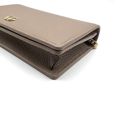 Gucci GG Marmont Leather Mini Chain Bag