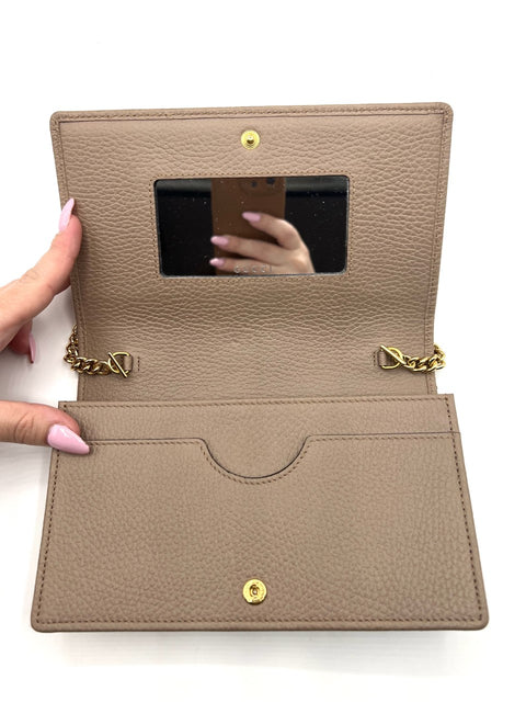 Gucci GG Marmont Leather Mini Chain Bag