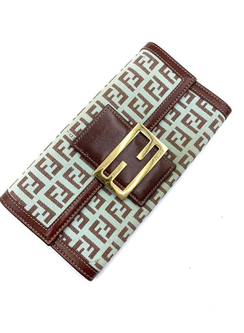 Fendi Zucchino Long Wallet