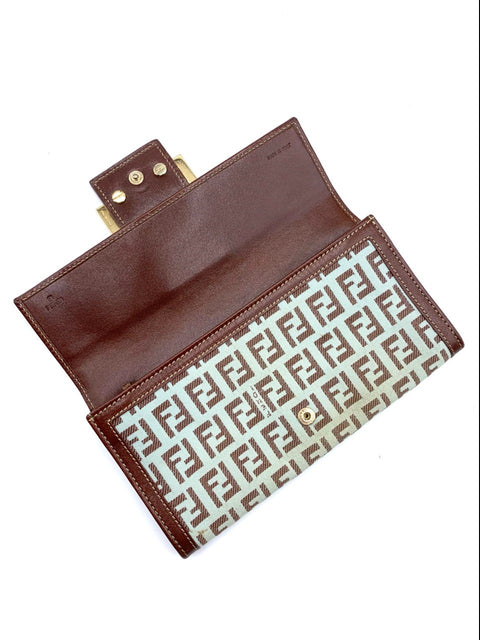 Fendi Zucchino Long Wallet