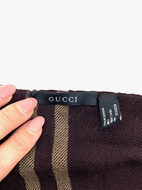 Gucci Brown Scarf