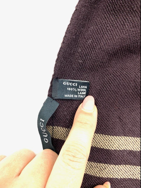 Gucci Brown Scarf