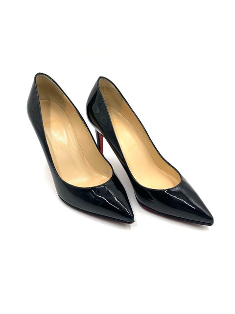 Christian Louboutin Pigalle 85 Patent-Leather Pumps