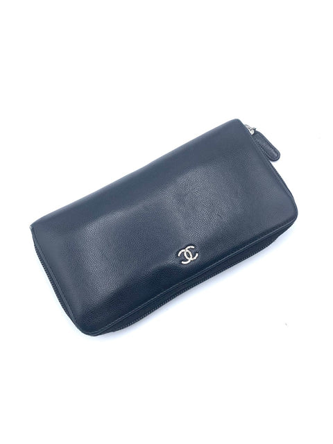 Chanel Long Zip Around Wallet
