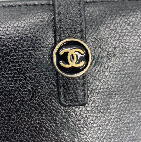 Chanel Long Black Wallet