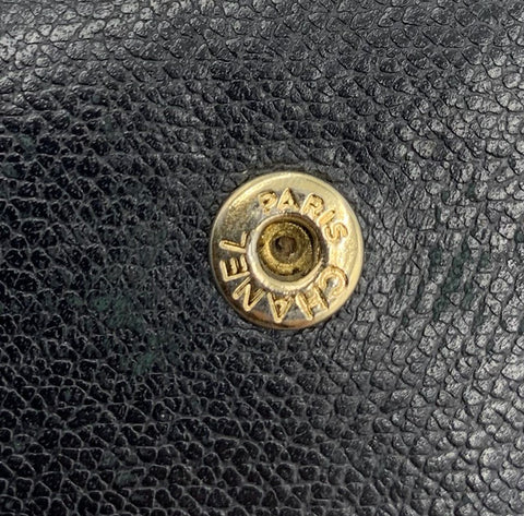 Chanel Long Black Wallet
