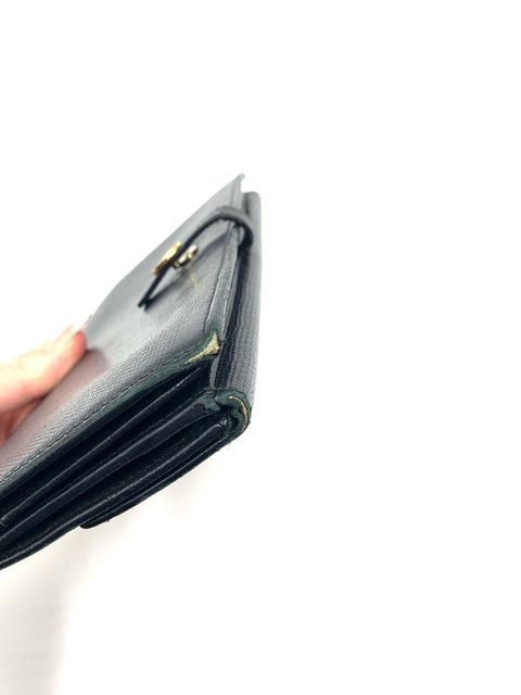 Chanel Long Black Wallet