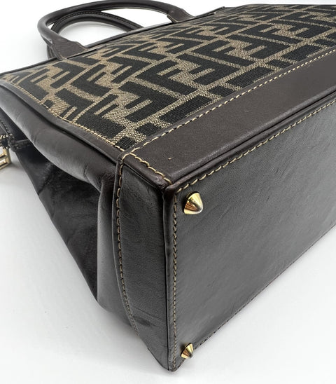 Fendi Zucca Two Way Handbag