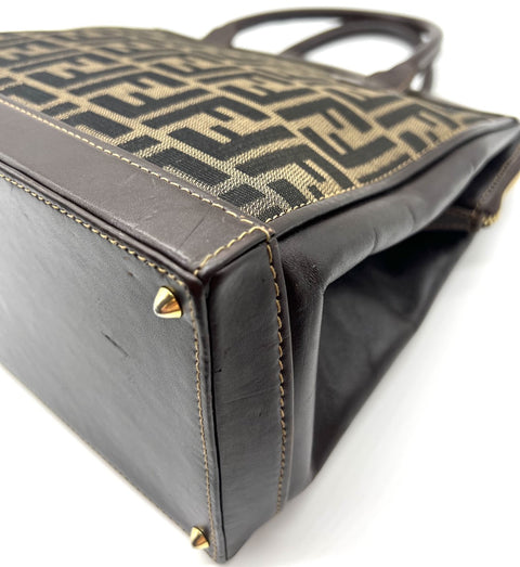 Fendi Zucca Two Way Handbag