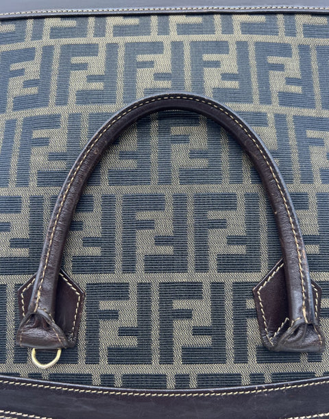 Fendi Zucca Two Way Handbag