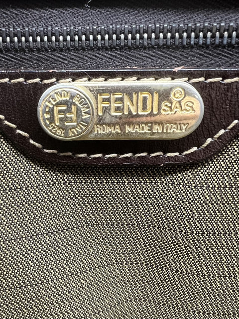 Fendi Zucca Two Way Handbag