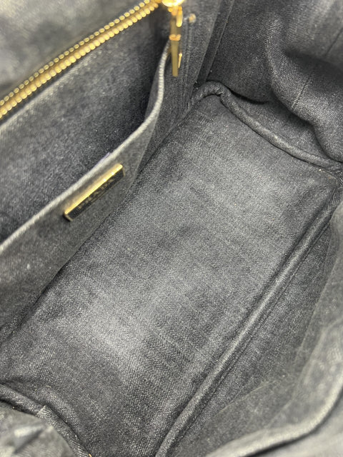 Prada Denim Canapa Tote Bag