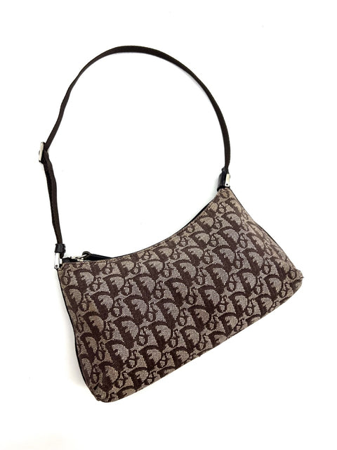 Christian Dior Brown Trotter Shoulder Bag