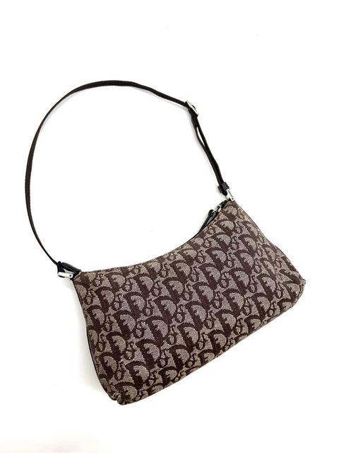 Christian Dior Brown Trotter Shoulder Bag