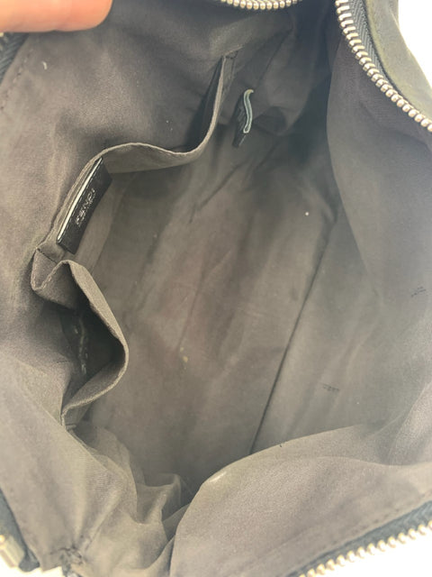 Fendi Black Zucca Shoulder Bag