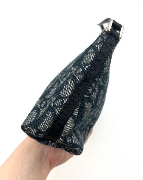 Christian Dior Navy Trotter Shoulder Bag