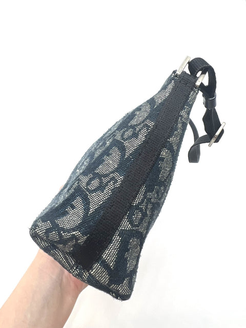 Christian Dior Navy Trotter Shoulder Bag