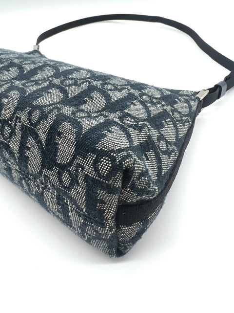 Christian Dior Navy Trotter Shoulder Bag