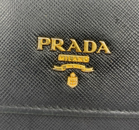 Prada Wallet on Chain Saffiano Leather