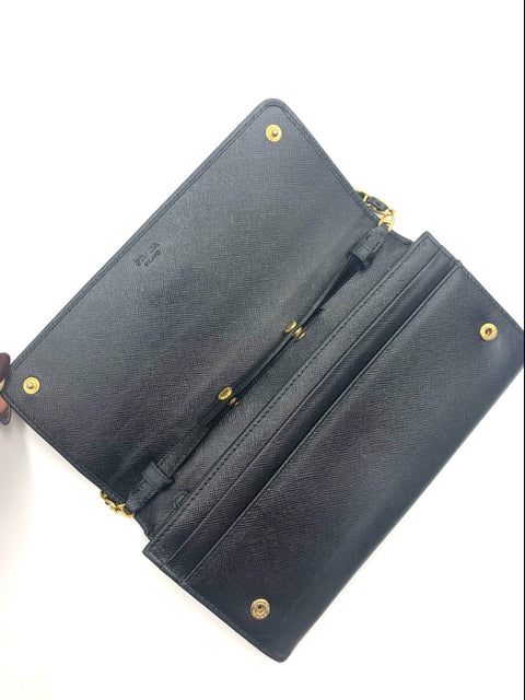 Prada Wallet on Chain Saffiano Leather
