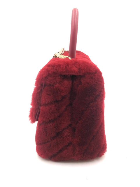 Chanel Mini Coco Handle Shearling Lambskin Bag