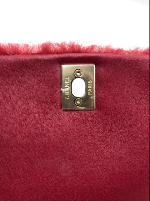 Chanel Mini Coco Handle Shearling Lambskin Bag