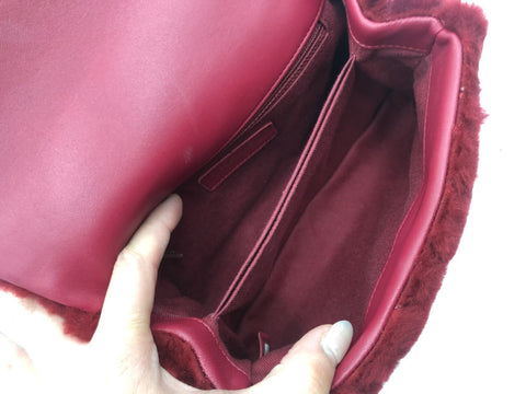 Chanel Mini Coco Handle Shearling Lambskin Bag