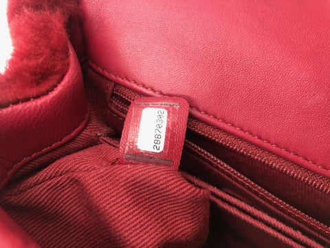 Chanel Mini Coco Handle Shearling Lambskin Bag