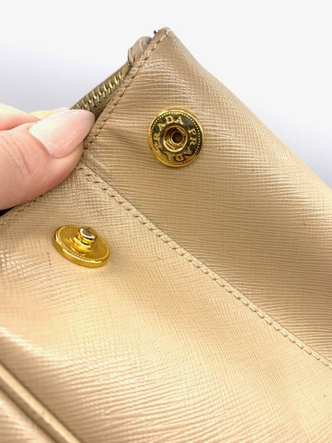 Prada Galleria Large Tote Bag in Beige
