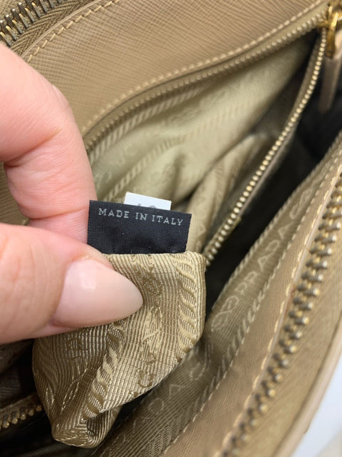 Prada Galleria Large Tote Bag in Beige