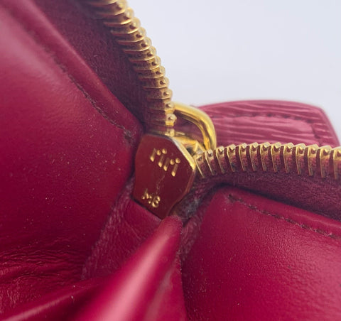 Prada Zip Around Leather Wallet