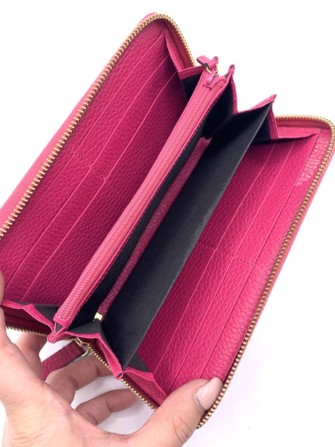 Gucci GG Marmont Leather Zip Around Wallet