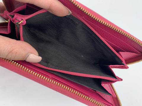Gucci GG Marmont Leather Zip Around Wallet