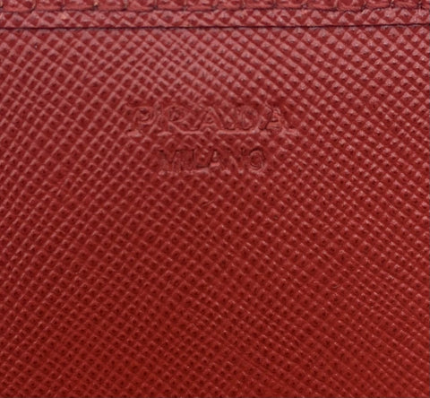 Prada Wallet on Chain in Saffiano Leather