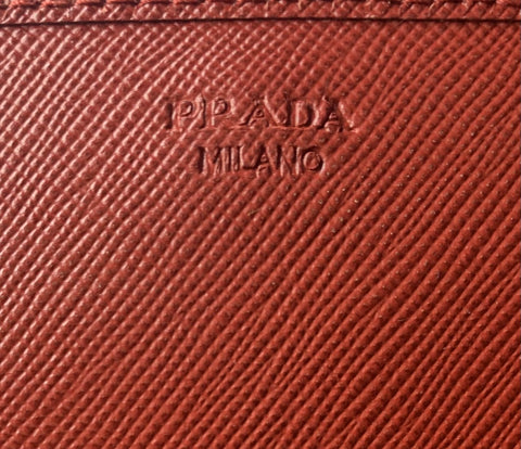 Prada Wallet on Chain in Saffiano Leather