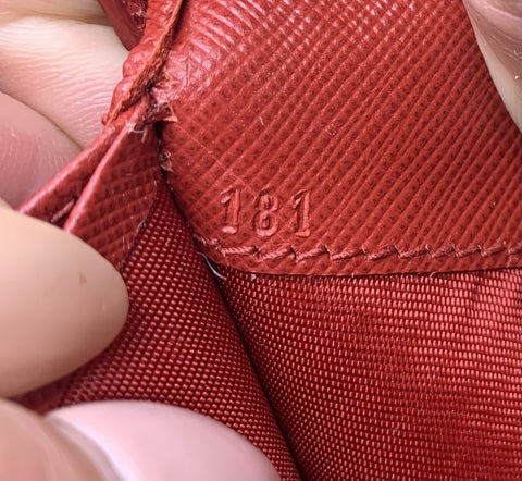 Prada Wallet on Chain in Saffiano Leather