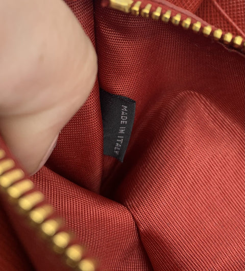 Prada Wallet on Chain in Saffiano Leather