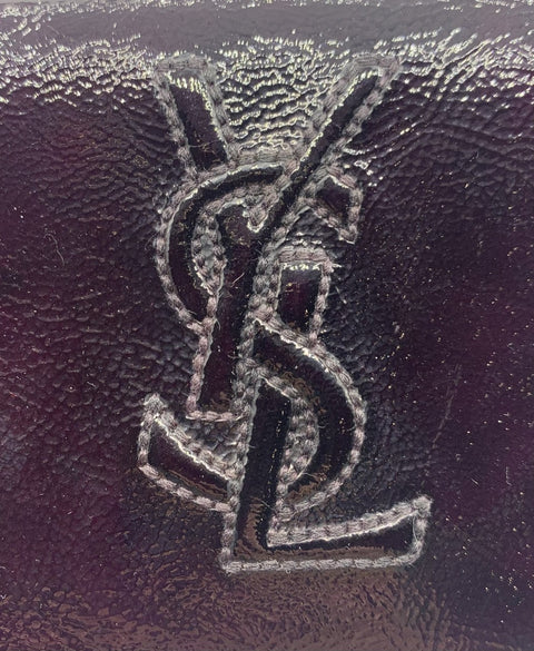 Saint Laurent Belle De Jour Patent Leather Small Wallet