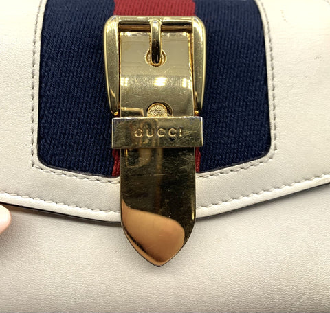 Gucci Sylvie Bi-Fold Compact Wallet
