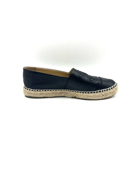 Chanel Espadrilles in Black Lambskin