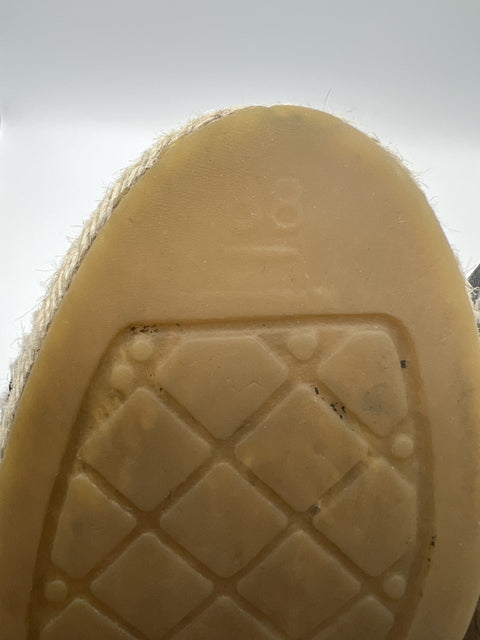 Chanel Espadrilles in Black Lambskin
